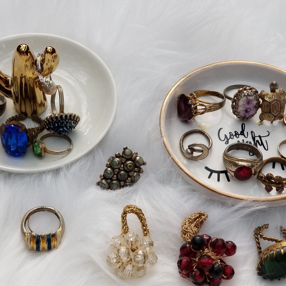 Vintage ring collection